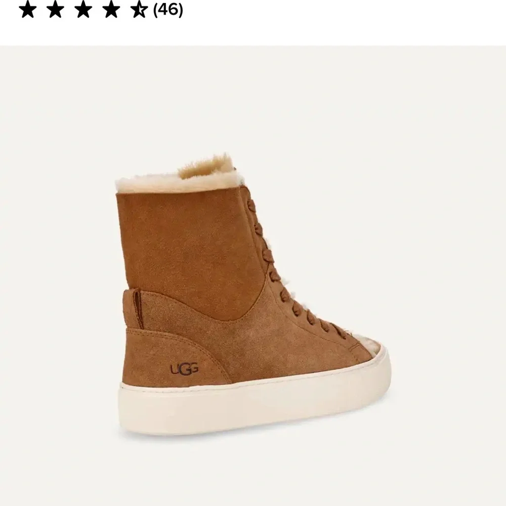UGG Women's Tan High-Top Sneakers - Picture 3 of 6